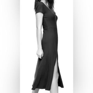 Aritzia Brand Black Midi Dress